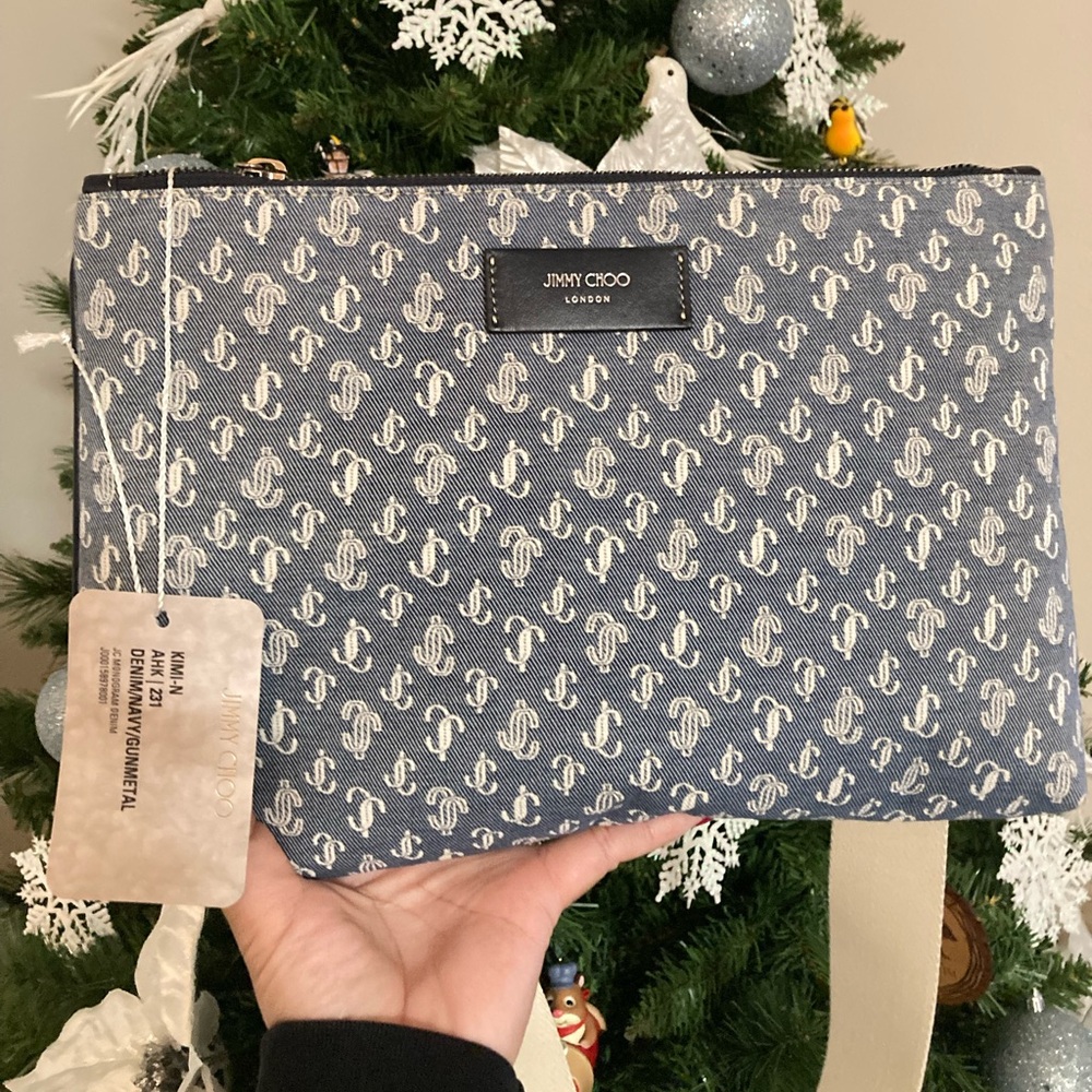 Jimmy Choo Denim Crossbody Bag - Picture 2 of 10